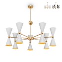 Hanglamp met draaiende kegelvormige lichtdiffusers Vesper Maytoni Aanbod