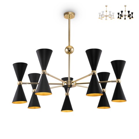 Hanglamp met draaiende kegelvormige lichtdiffusers Vesper Maytoni Aanbieding