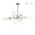 Hanglamp 12 bollen mat glas modern ontwerp Erich Maytoni Aanbieding