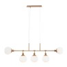 Moderne hanglamp met glazen bollen in wit Erich Maytoni Catalogus