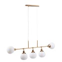 Moderne hanglamp met glazen bollen in wit Erich Maytoni Korting