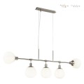 Moderne hanglamp met glazen bollen in wit Erich Maytoni Aanbieding