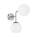 Wandlamp gang woonkamer 2 bollen wit Erich Maytoni Korting
