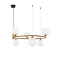 Hanglamp woonkamer ringvormig met 6 lichts Maytoni Ring Voorraad