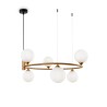 Hanglamp woonkamer ringvormig met 6 lichts Maytoni Ring Voorraad