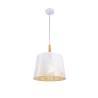 Hanglamp keuken met decoratieve houten lampenkap Lantern Maytoni Verkoop