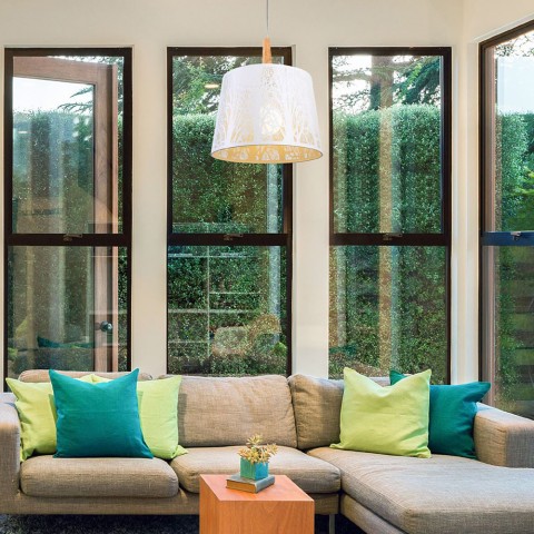 Hanglamp keuken met decoratieve houten lampenkap Lantern Maytoni Aanbieding