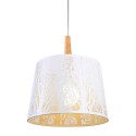 Hanglamp keuken met decoratieve houten lampenkap Lantern Maytoni Aanbod