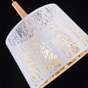 Hanglamp keuken met decoratieve houten lampenkap Lantern Maytoni Korting