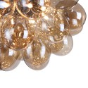 Balbo Maytoni plafondlamp met amberkleurige glazen bollen Korting