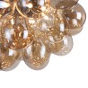 Balbo Maytoni plafondlamp met amberkleurige glazen bollen Korting