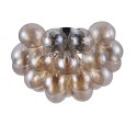 Balbo Maytoni plafondlamp met amberkleurige glazen bollen Verkoop