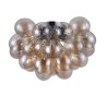 Balbo Maytoni plafondlamp met amberkleurige glazen bollen Verkoop