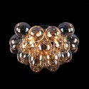 Balbo Maytoni plafondlamp met amberkleurige glazen bollen Aanbod