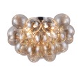 Balbo Maytoni plafondlamp met amberkleurige glazen bollen Aanbieding