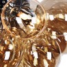 Balbo Maytoni plafondlamp met amberkleurige glazen bollen Kortingen