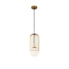 Gouden hanglamp bolvormig plafondlamp woonkamer Telford Maytoni Verkoop
