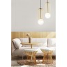 Gouden hanglamp bolvormig plafondlamp woonkamer Telford Maytoni Korting