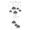 Moderne design hanglamp met glazen bollen chroom Fermi Maytoni Voorraad