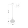 Maytoni Fermi Hanglamp Bolvormig Ø 20cm, Chroom Glas Kortingen