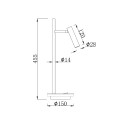 Bureau tafellamp LED spotlight verstelbaar Estudo Maytoni Kortingen