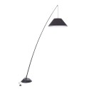 Moderne zwarte boogvloerlamp Campanula Maytoni voor de woonkamer Verkoop