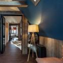 Vloerlamp houten driepoot Scandinavische stijl Calvin Maytoni Voorraad