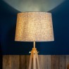 Vloerlamp houten driepoot Scandinavische stijl Calvin Maytoni Catalogus