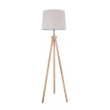 Vloerlamp houten driepoot Scandinavische stijl Calvin Maytoni Aanbod