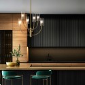 Moderne kroonluchter plafondlamp met 6 lampen cilinder Arco Maytoni Korting