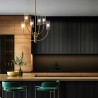 Moderne kroonluchter plafondlamp met 6 lampen cilinder Arco Maytoni Korting