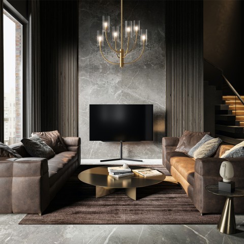 Moderne kroonluchter plafondlamp met 6 lampen cilinder Arco Maytoni Aanbieding