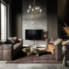 Moderne kroonluchter plafondlamp met 6 lampen cilinder Arco Maytoni Aanbieding