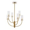 Moderne kroonluchter plafondlamp met 6 lampen cilinder Arco Maytoni Verkoop