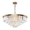 Klassieke hanglamp met transparante glazen kristallen Revero Maytoni Kortingen