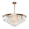 Klassieke hanglamp met transparante glazen kristallen Revero Maytoni Kortingen