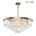 Klassieke hanglamp met transparante glazen kristallen Revero Maytoni Aanbieding