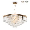 Klassieke hanglamp met transparante glazen kristallen Revero Maytoni Aanbieding