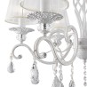 Klassieke witte kroonluchter plafondlamp met kristallen Grace Maytoni Verkoop