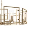 Gouden hanglamp plafond woonkamer 8 lichten Bowi Maytoni Korting