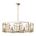 Gouden hanglamp plafond woonkamer 8 lichten Bowi Maytoni Verkoop