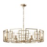 Gouden hanglamp plafond woonkamer 8 lichten Bowi Maytoni Verkoop