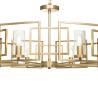 Bowi Maytoni 8-lichts woonkamer plafondhanger gouden kroonluchter Aanbod
