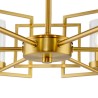 Gouden moderne hanglamp 6 lampen voor woonkamer Bowi Maytoni Aanbod