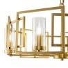 Bowi Maytoni moderne gouden 6-lichts woonkamer hangluchter Korting