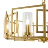 Gouden moderne hanglamp 6 lampen voor woonkamer Bowi Maytoni Korting