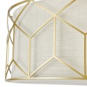 Ronde plafondlamp gouden design met stoffen kap Messina Maytoni Kortingen