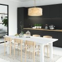 Ronde plafondlamp gouden design met stoffen kap Messina Maytoni Aanbieding