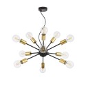 Zwarte hanglamp plafond met 12 fittingen Jackson Maytoni Verkoop