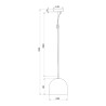 Industrieel betonnen plafondlamp Broni Maytoni met offset ontwerp Catalogus